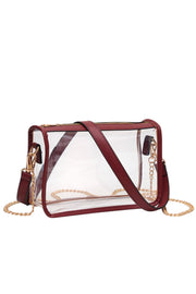 Women's Clear Rectangle Stadium Concert Crossbody Bag