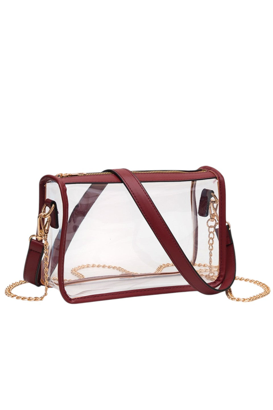 Women's Clear Rectangle Stadium Concert Crossbody Bag