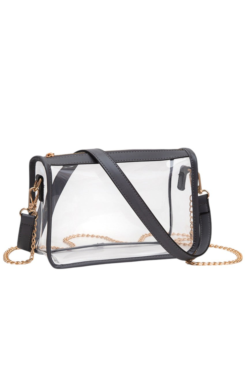 Women's Clear Rectangle Stadium Concert Crossbody Bag