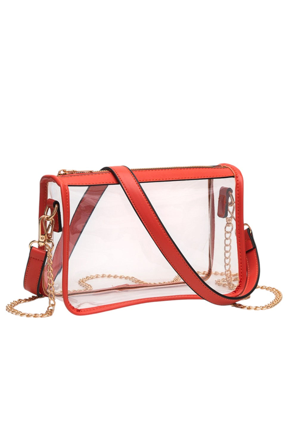 Women's Clear Rectangle Stadium Concert Crossbody Bag