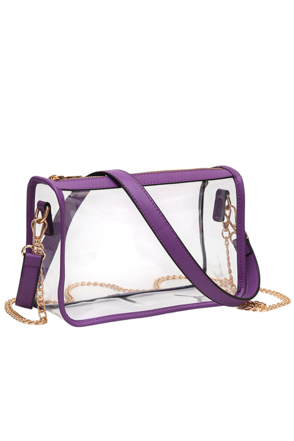 Women's Clear Rectangle Stadium Concert Crossbody Bag