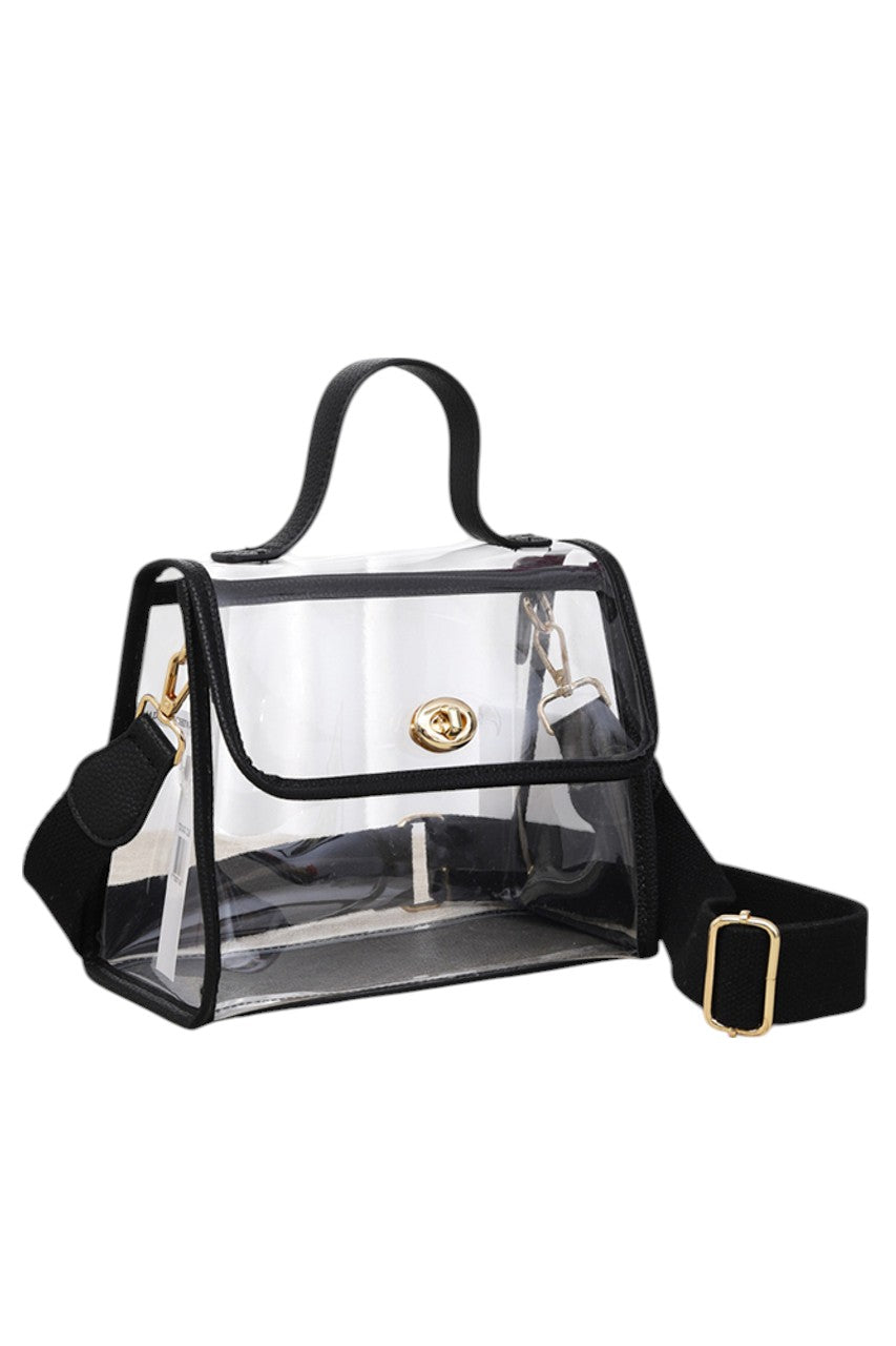 Clear Stadium Crossbody hand Bag