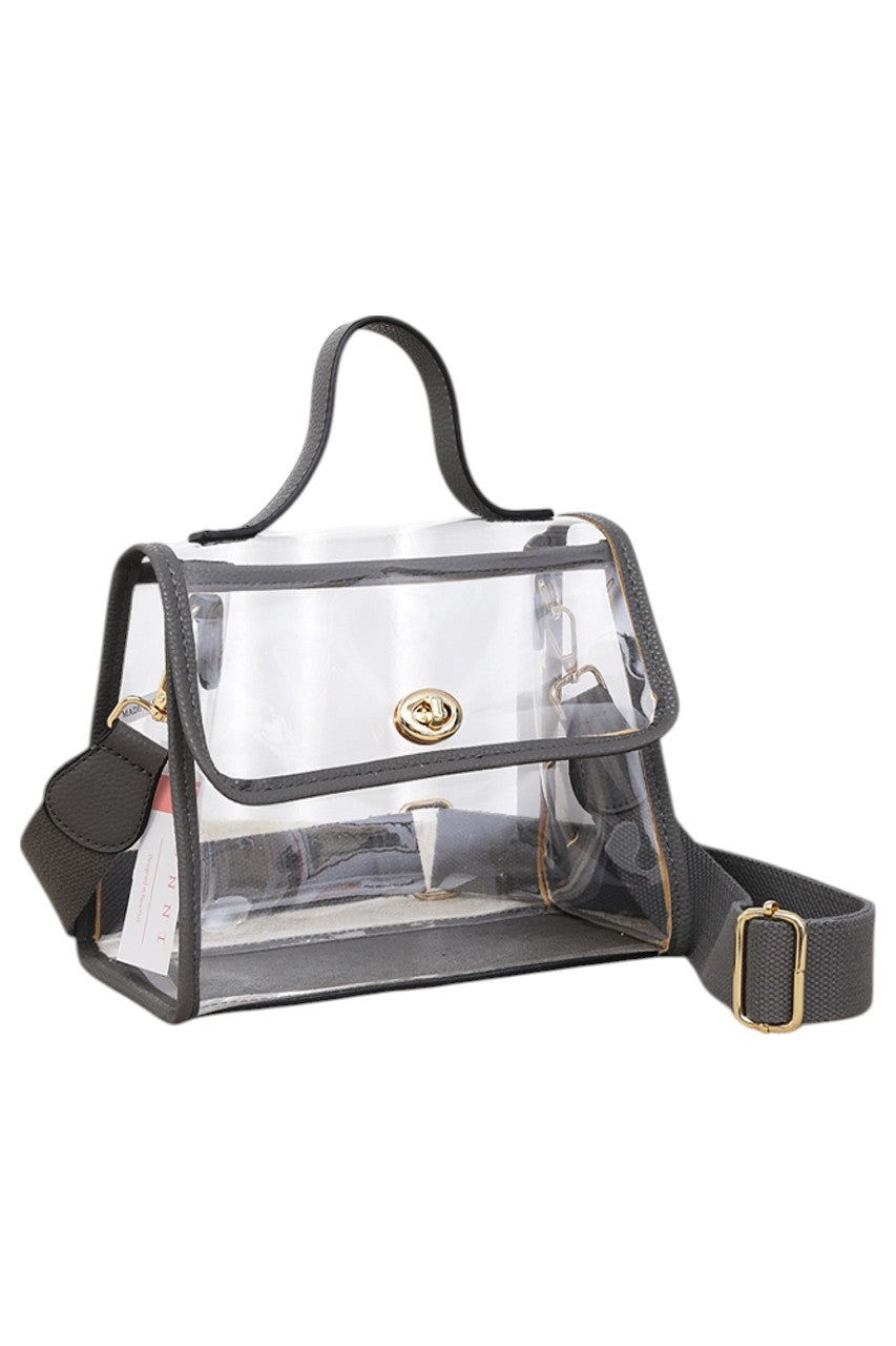 Clear Stadium Crossbody hand Bag