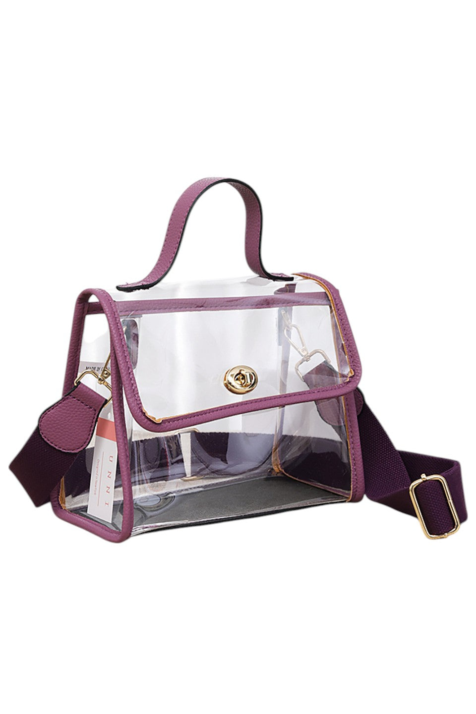 Clear Stadium Crossbody hand Bag