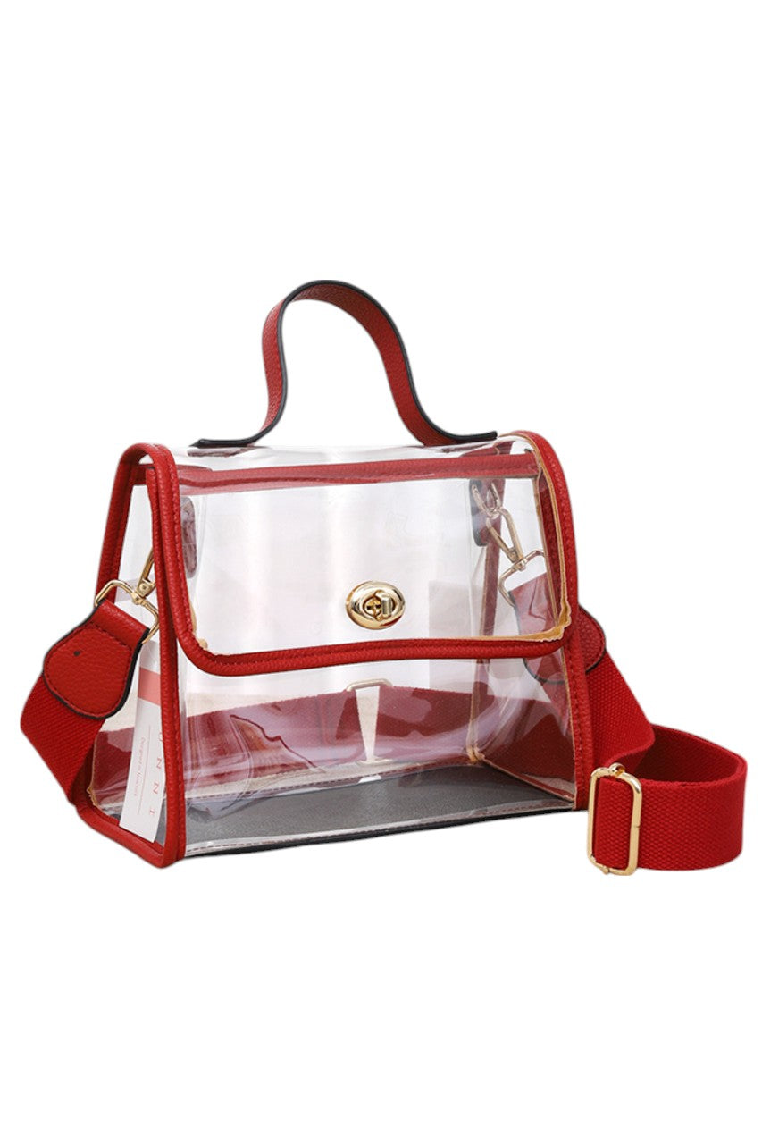 Clear Stadium Crossbody hand Bag