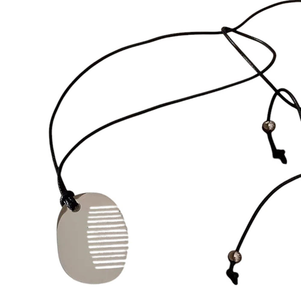 COMB CHARM PENDANT NECKLACE EDGY ACCESSORY