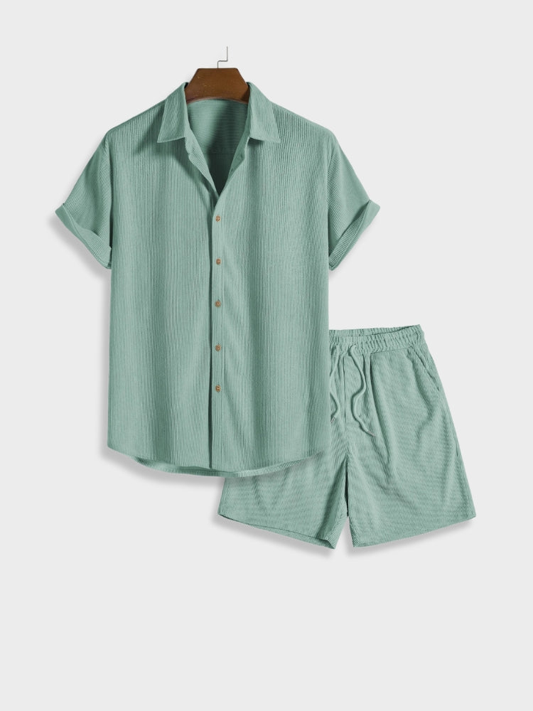 MINT GREEN CORDUROY SUMMER SET