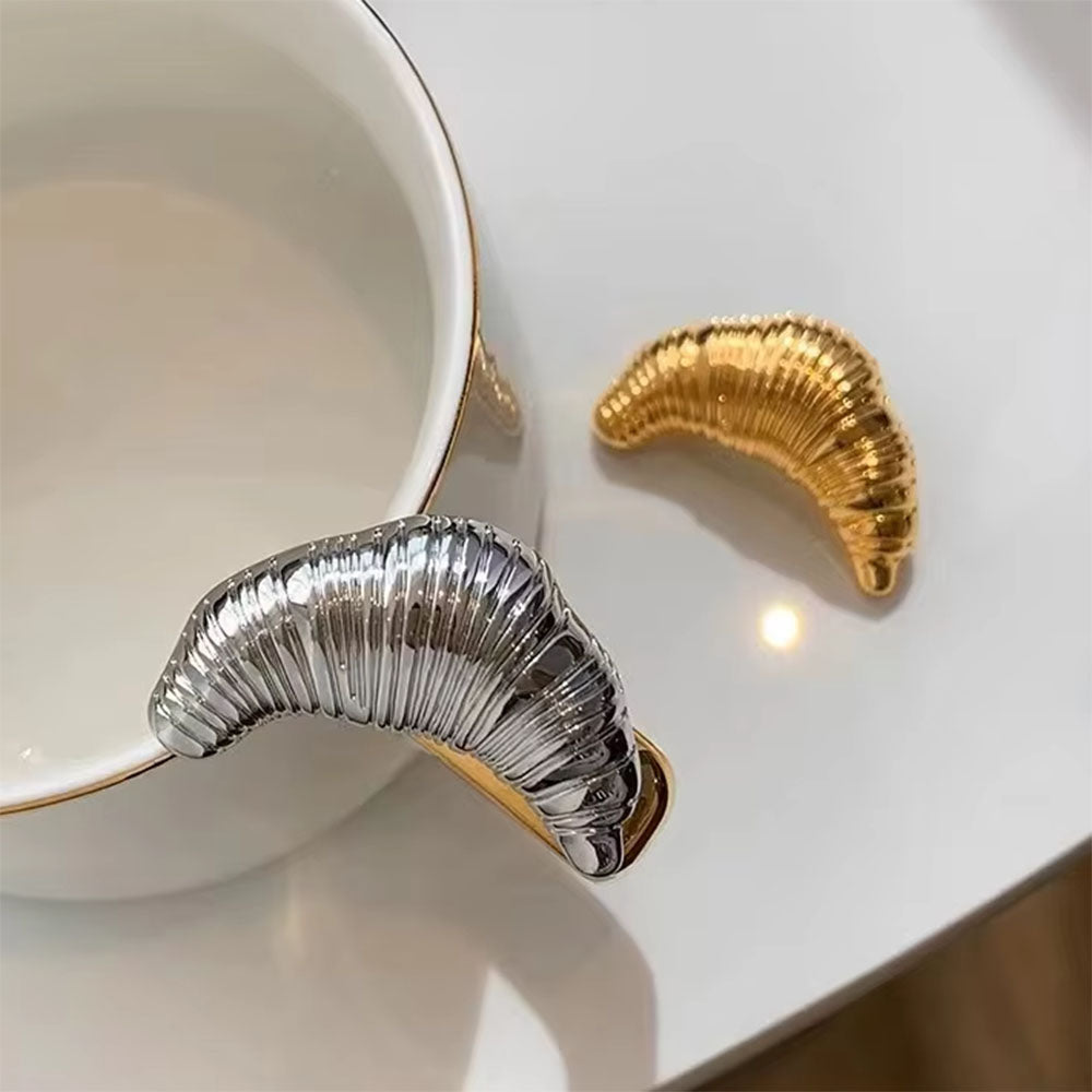 CROISSANT EARRINGS HIGH-QUALITY ZINC ALLOY JEWELRY