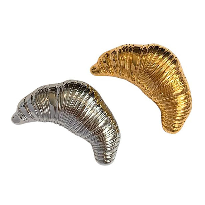 CROISSANT EARRINGS HIGH-QUALITY ZINC ALLOY JEWELRY