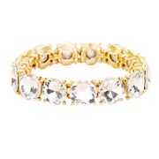 Women's Crystal Round Stretch Evening Bracelet