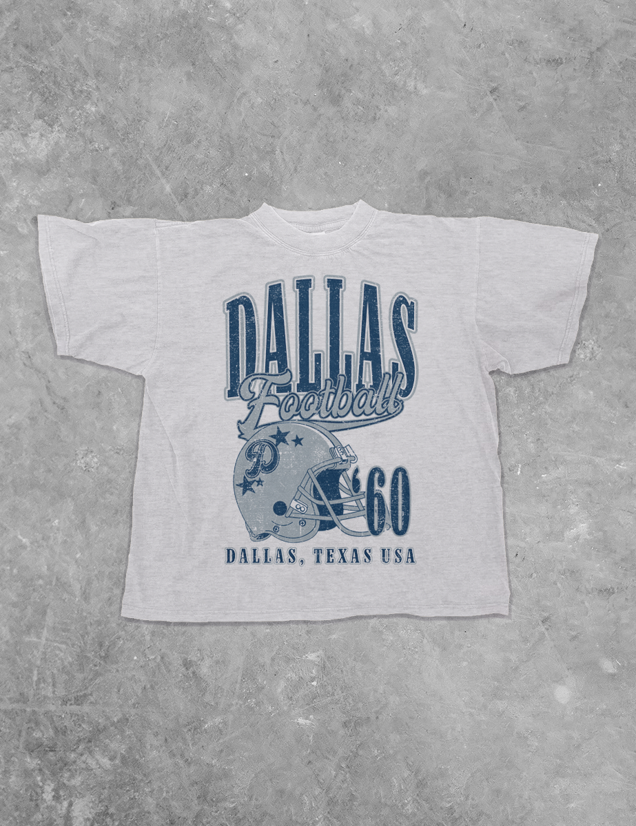 Underground Original Design: Dallas Football, 90's Boxy Cotton TShirt