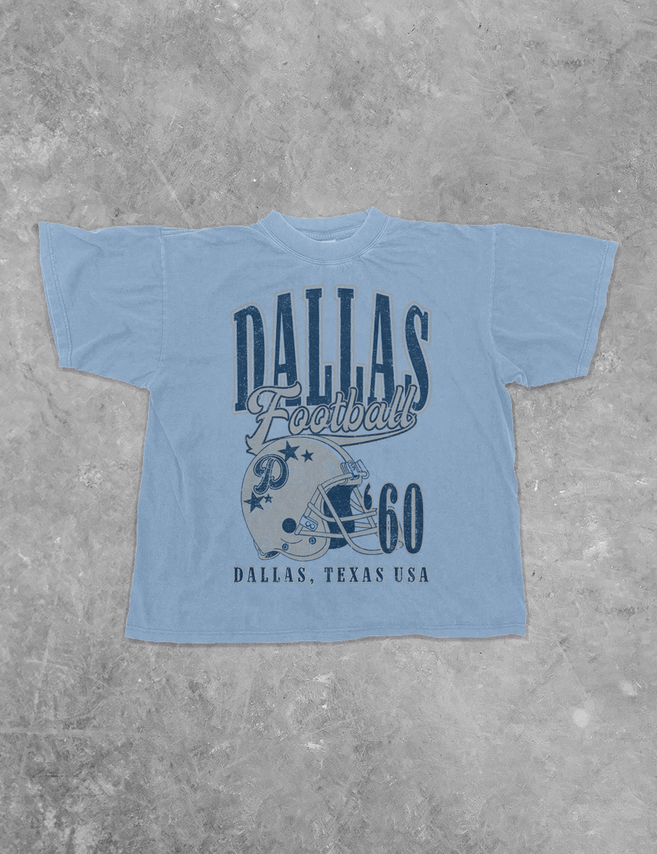 Underground Original Design: Dallas Football, 90's Boxy Cotton TShirt