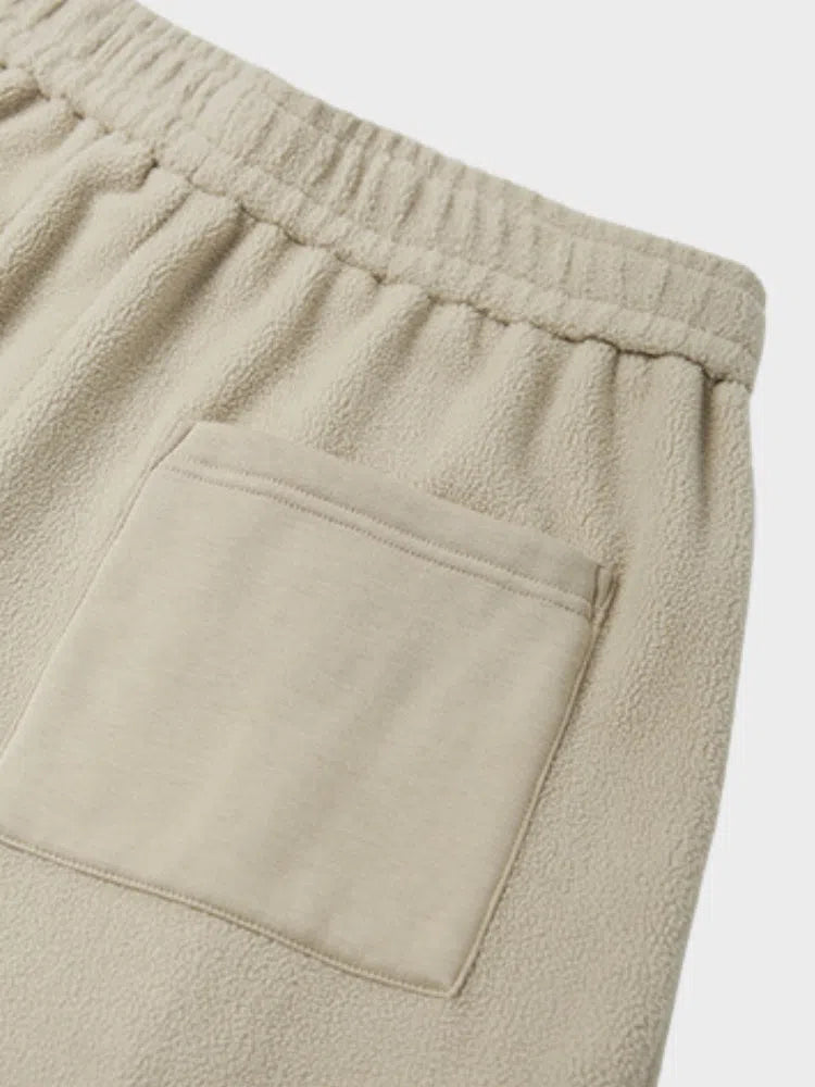 BLACK CARGO PANTS WITH FLEECE TRACK JOGGERS DESIGN FOR VERSATILE STYLE
