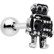 16G 1/4 Steampunk Ratchet Robot Cartilage Tragus Earring