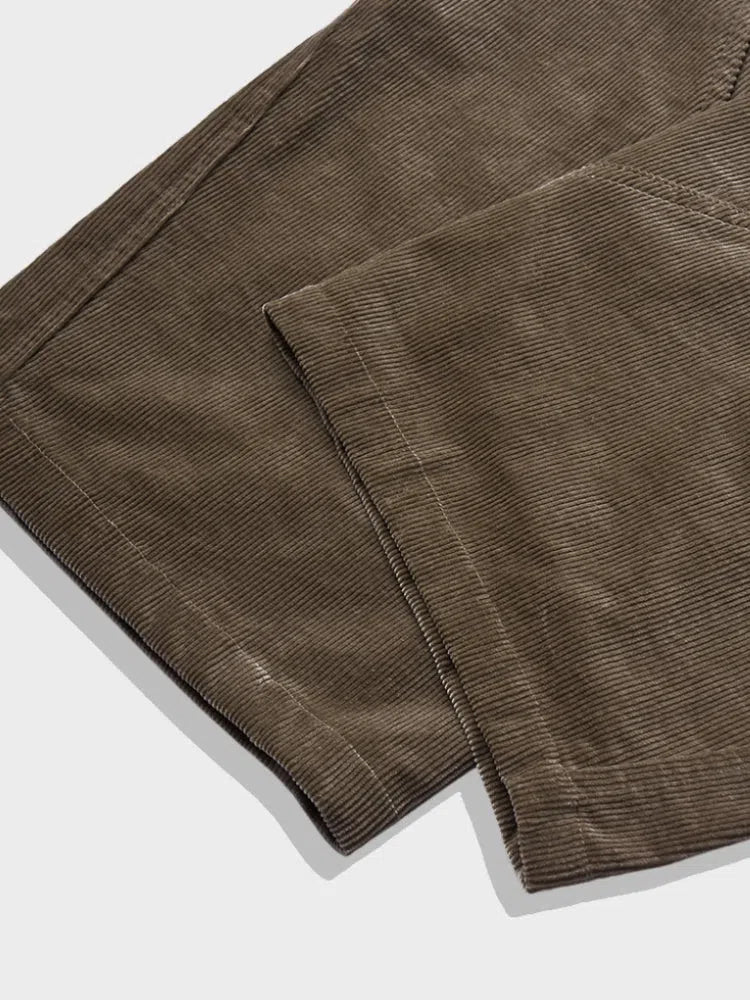 WIDE-LEGGED CORDUROY PANTS - DECARBA OVERSIZED CORDUROY