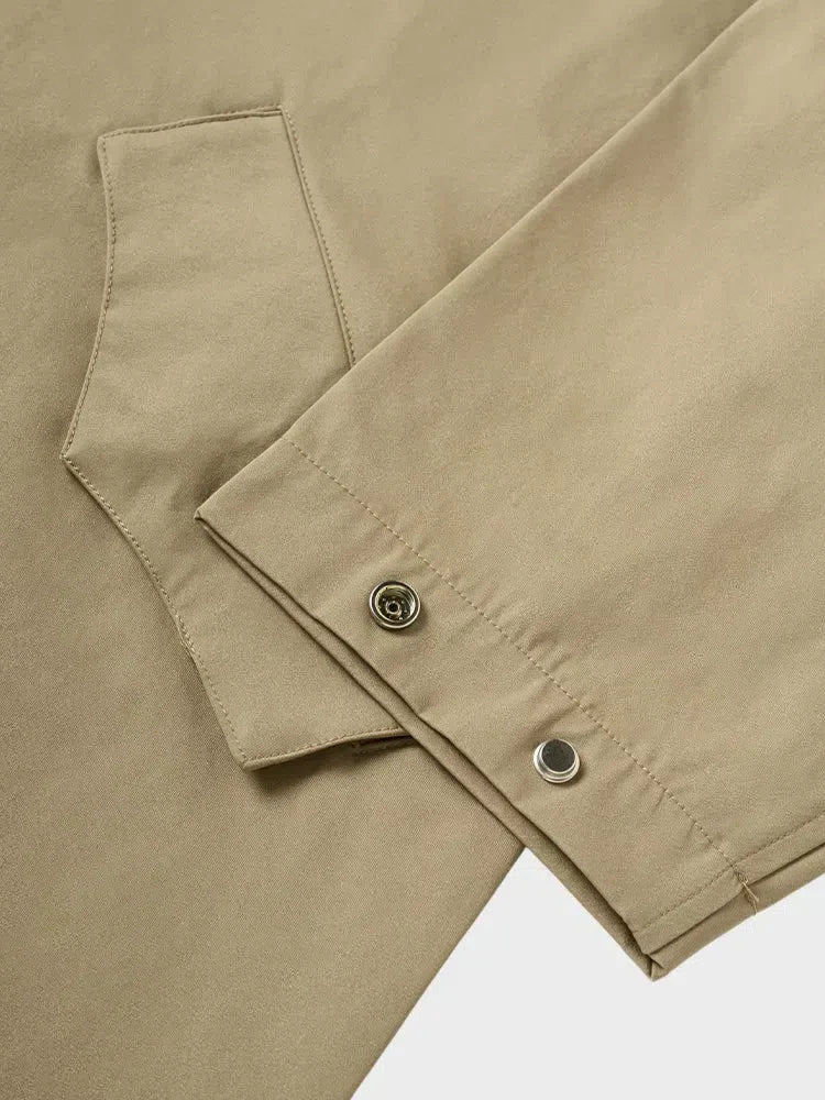 KHAKI HOODED PARKA COAT POUR UNE PROTECTION DANS VOTRE GARDE-ROBE