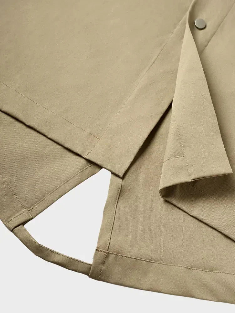 KHAKI HOODED PARKA COAT POUR UNE PROTECTION DANS VOTRE GARDE-ROBE