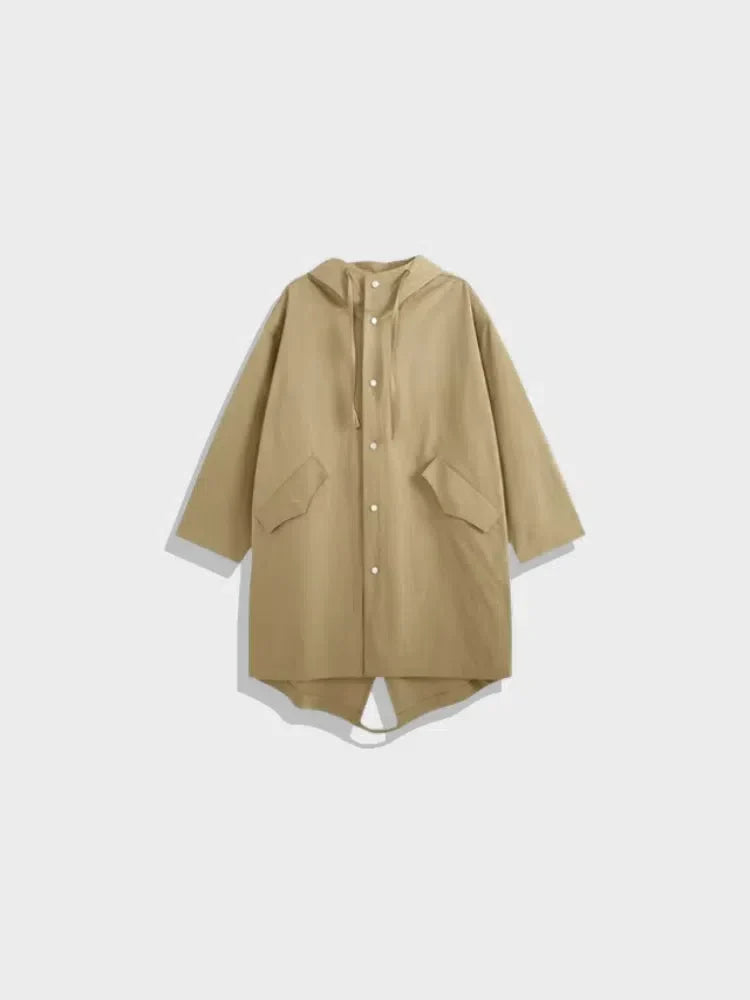 KHAKI HOODED PARKA COAT POUR UNE PROTECTION DANS VOTRE GARDE-ROBE