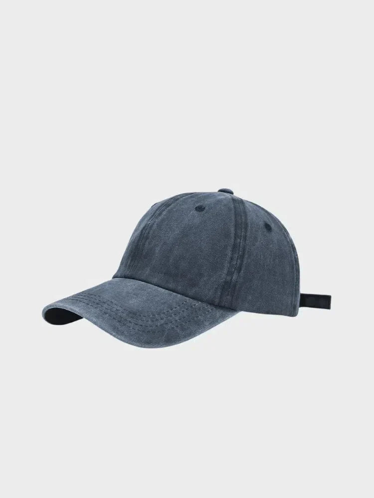 WASHED BLACK BASEBALL CAP FOR TOUTES LES TENUES
