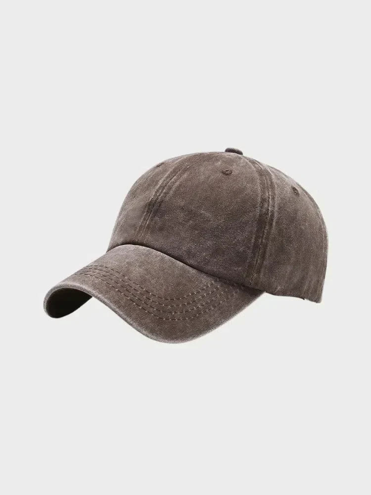 WASHED BLACK BASEBALL CAP FOR TOUTES LES TENUES