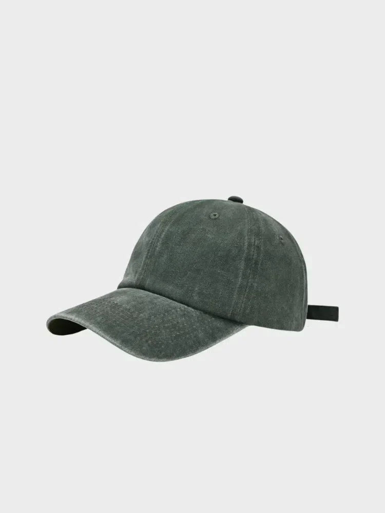 WASHED BLACK BASEBALL CAP FOR TOUTES LES TENUES