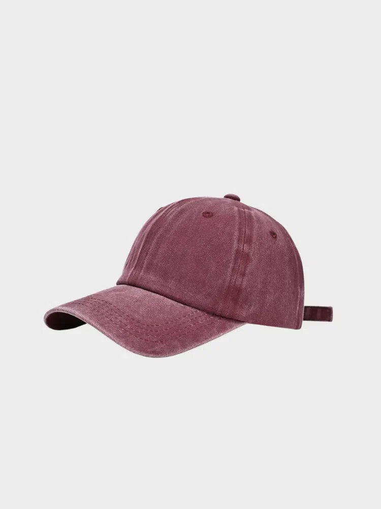 WASHED BLACK BASEBALL CAP FOR TOUTES LES TENUES