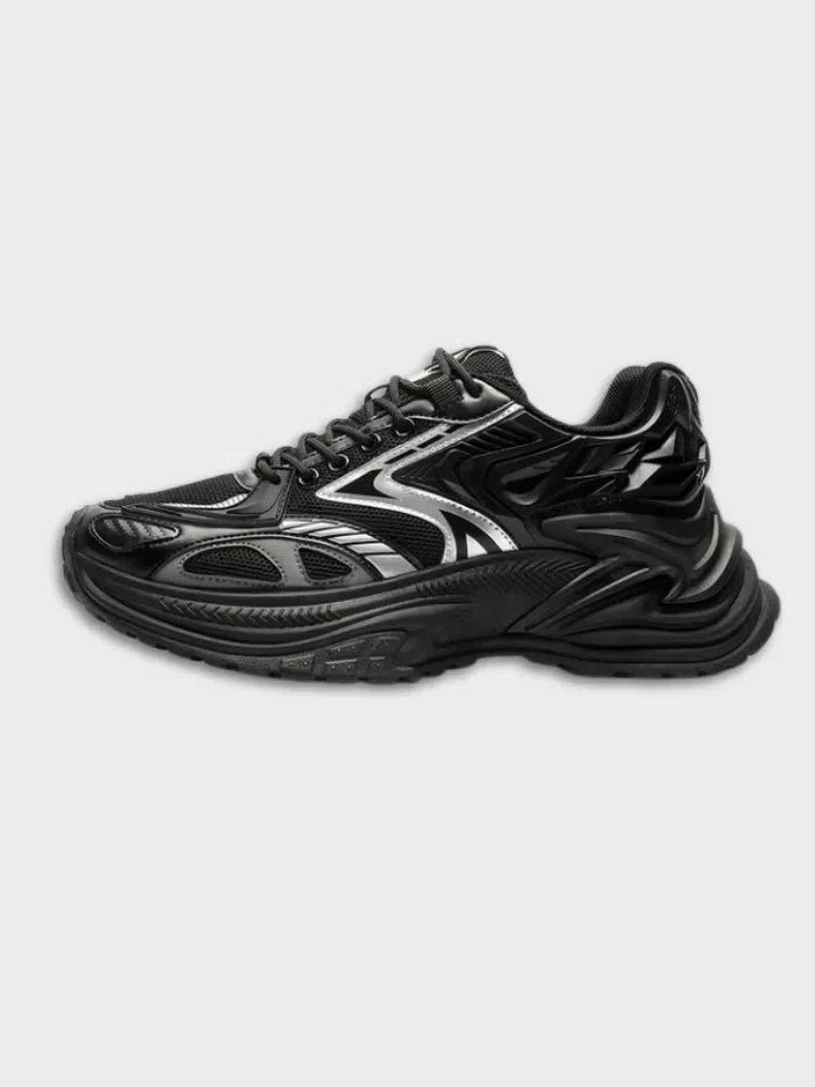 ATHLETIC SHOE BEIGE AND SILVER AMALDI RACE