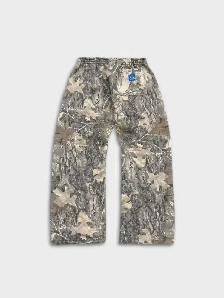 CAMOUFLAGE PRINT JOGGERS GRAPHIC JOGGERS