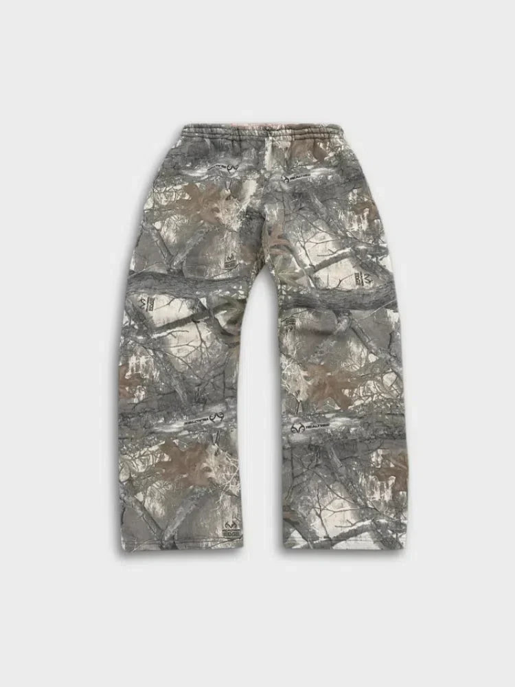 CAMOUFLAGE PRINT JOGGERS GRAPHIC JOGGERS