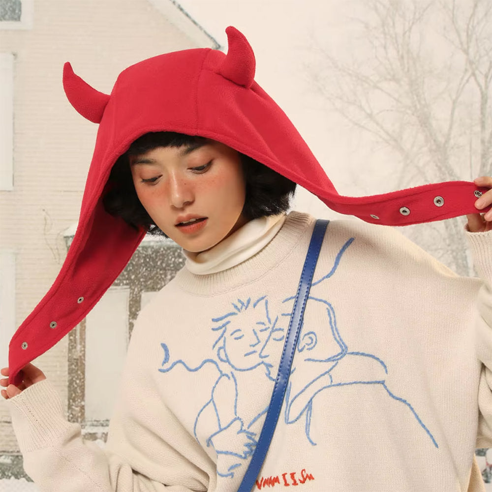 DEVIL HORN HAT RED COSTUME ACCESSORY