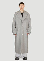 Dolce & Gabbana Men Double-Breasted Wool Coat