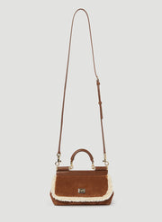 Dolce & Gabbana Women Sicily Suede Small Handbag