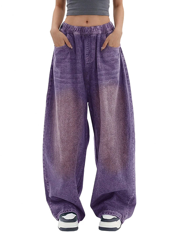 Women's High Rise Baggy Barrel Jeans Y2K Vintage