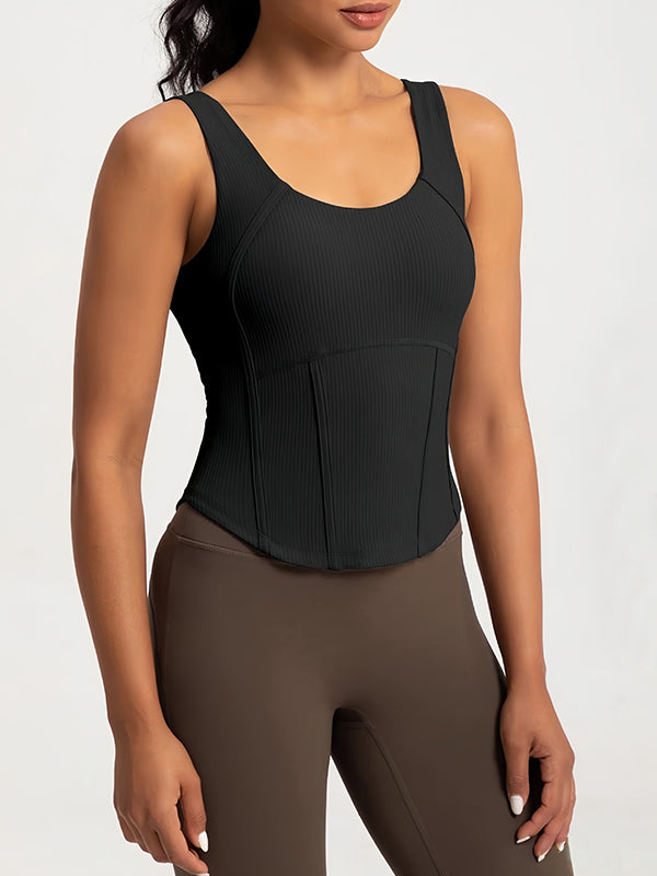 Ribbed Slim-Fit Tank Top