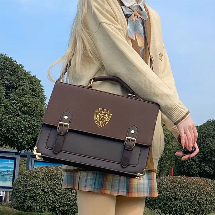 ELEGANT CASCADE SATCHEL VEGAN LEATHER HANDBAG