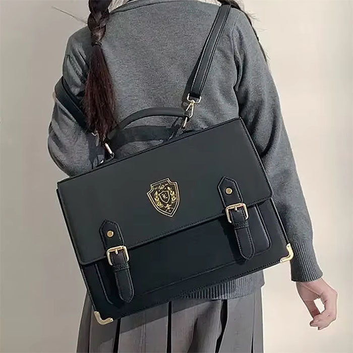 ELEGANT CASCADE SATCHEL VEGAN LEATHER HANDBAG