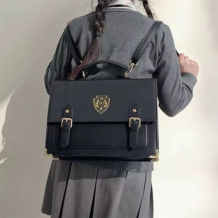 ELEGANT CASCADE SATCHEL VEGAN LEATHER HANDBAG