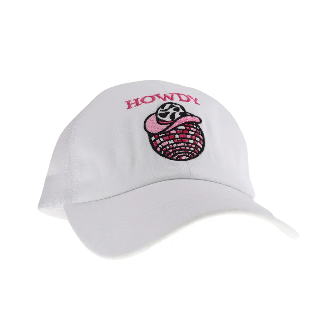Embroidered Howdy Disco Ball C.C Ball Cap