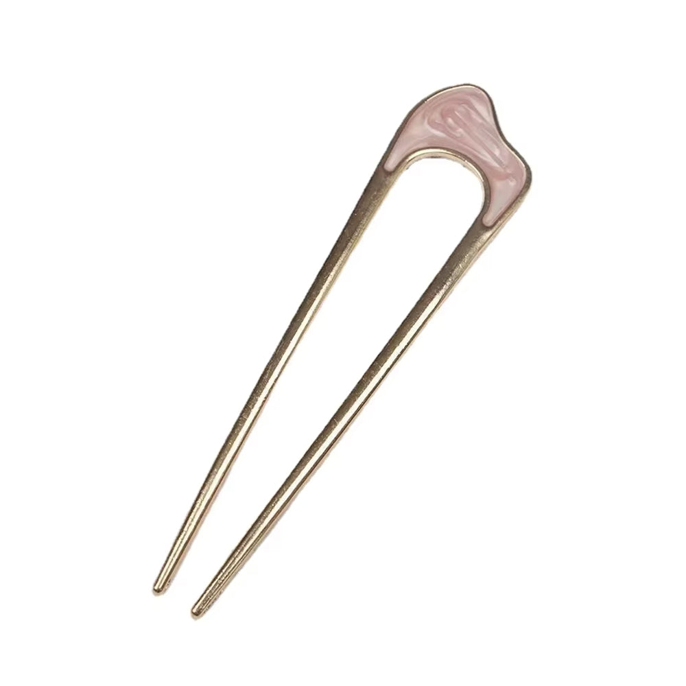ENAMEL HAIR FORKS PETITE ORNAMENTS MINIMALIST AESTHETIC HAIR FOUR PIECE