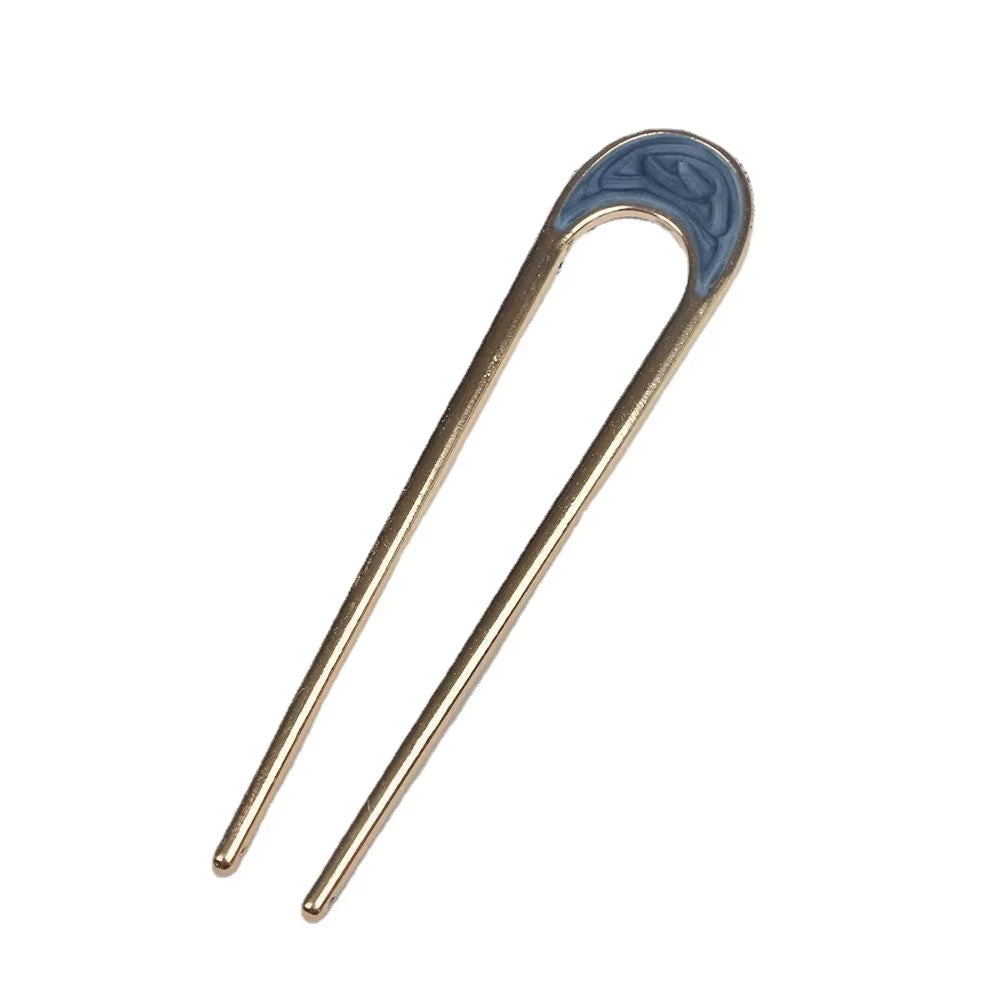 ENAMEL HAIR FORKS PETITE ORNAMENTS MINIMALIST AESTHETIC HAIR FOUR PIECE