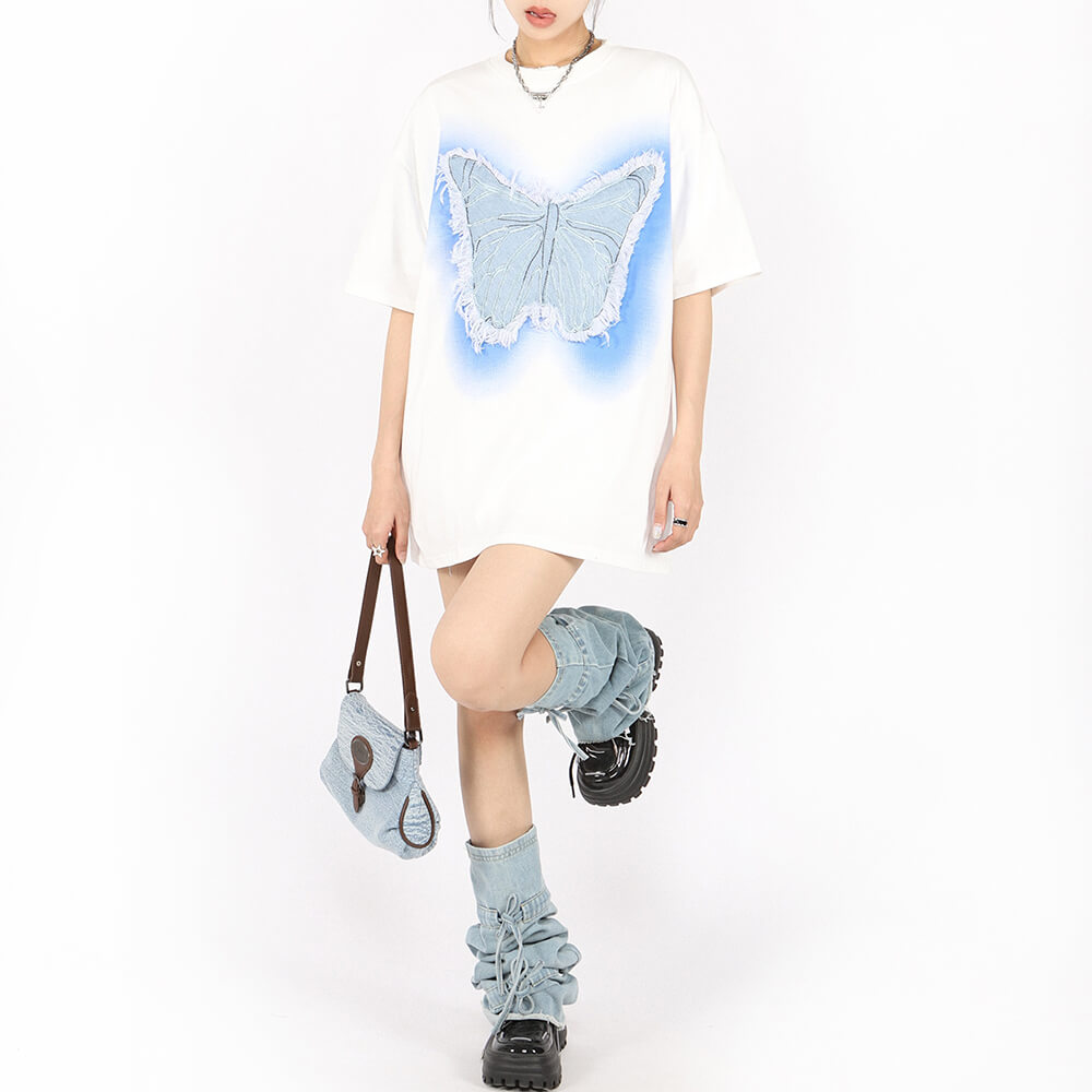 ENCHANTED BUTTERFLY OVERSIZED TEE BUTTERFLY OVERSIZED