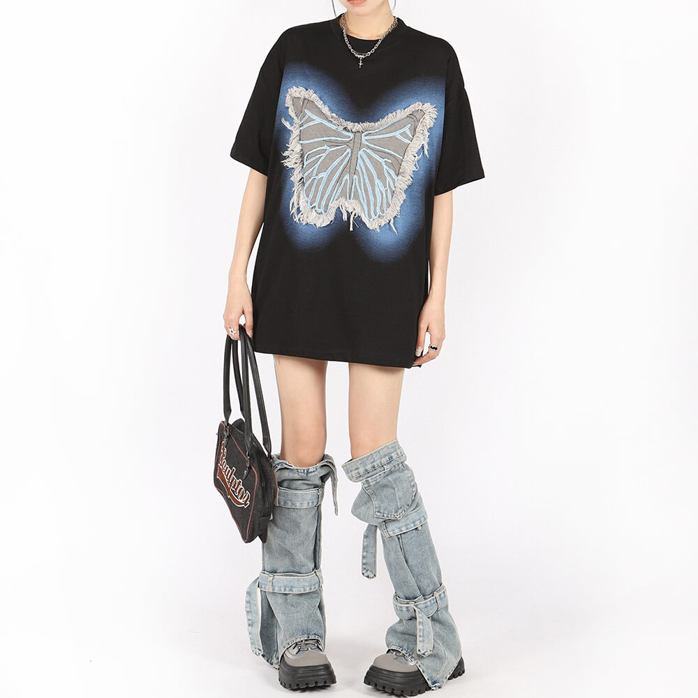 ENCHANTED BUTTERFLY OVERSIZED TEE BUTTERFLY OVERSIZED