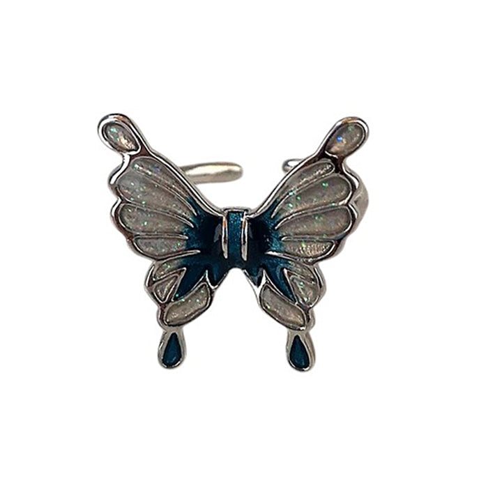 ENCHANTED MOON BUTTERFLY RING SET - THREE PIECE BUTTERFLY RING