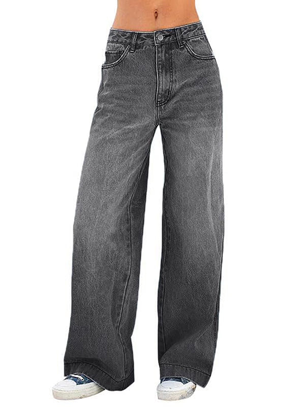 Women's Vintage Y2K Wide Leg Jeans