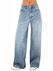 Women's Vintage Y2K Wide Leg Jeans