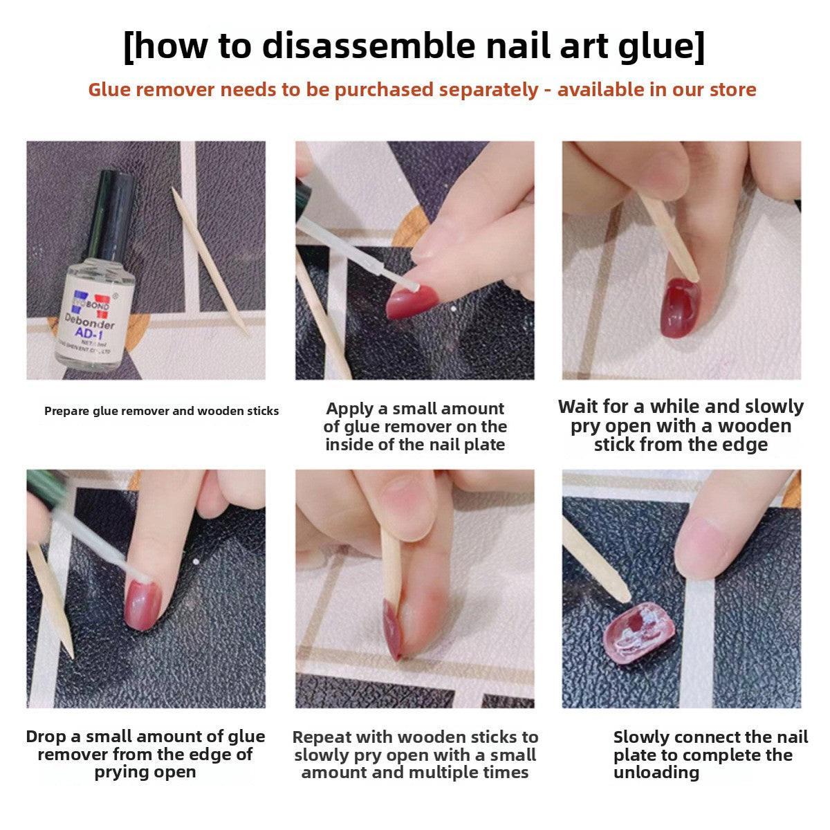 1050- Handmade press on nails fake nails removable Handmade Drawing Nails