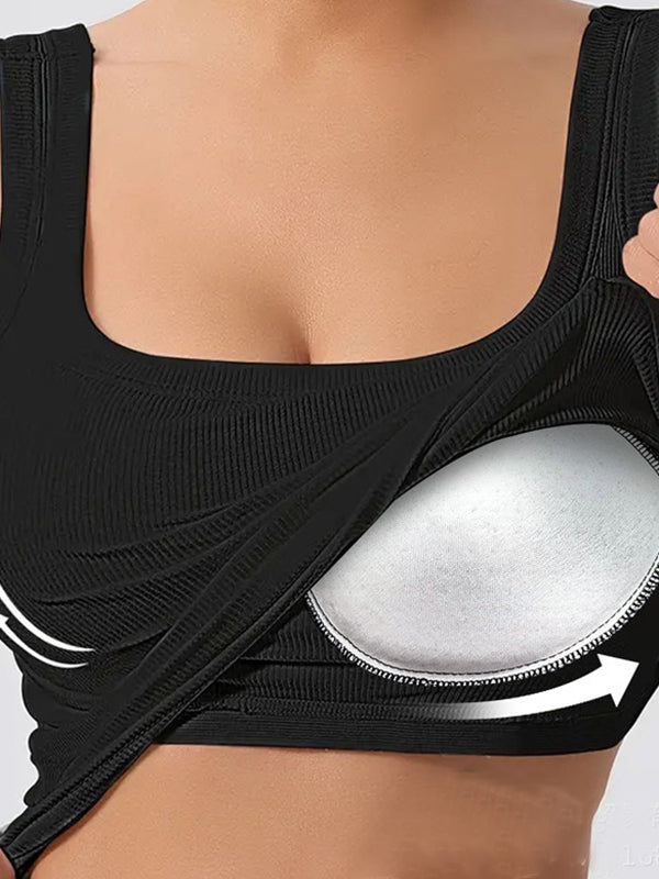 Removable Breast Pads Tank Top