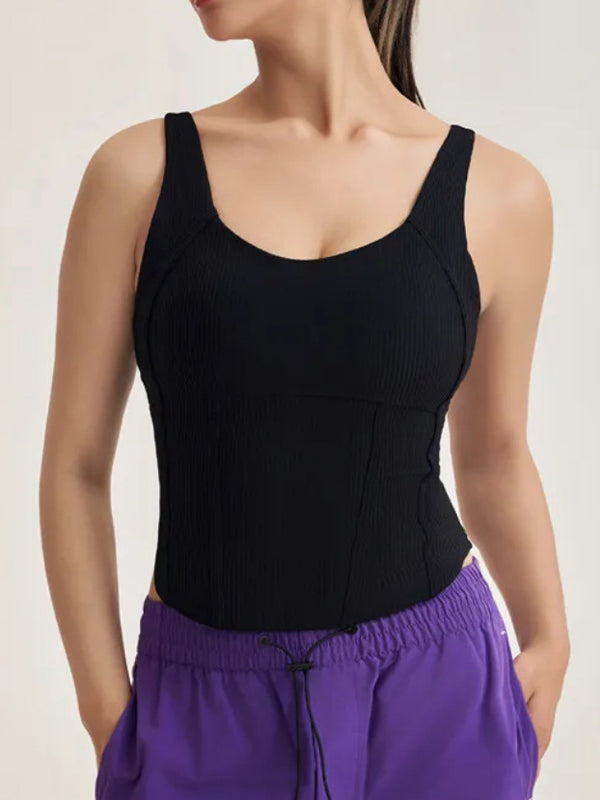 Ribbed Slim-Fit Tank Top