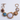 Fashion personality geometric metal stone bracelet - Pattern2 / FREESIZE