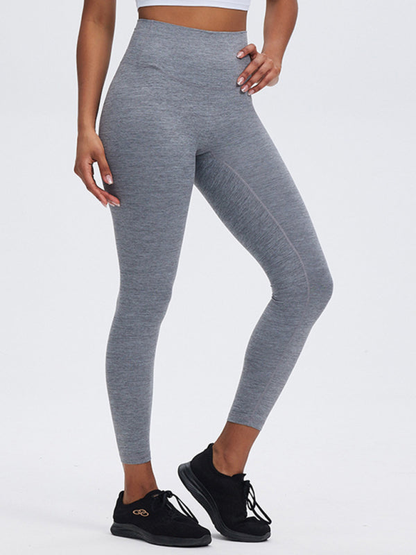 Fashionable sports yoga pants with high waist tummy control and butt lift peach butt fitness pants